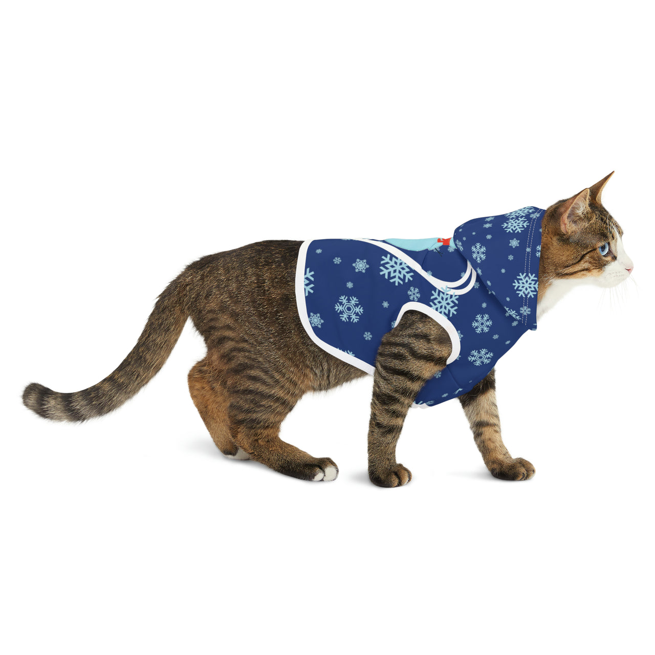 Christmas winter cute cat hoodie, cat jacket, pet accessory