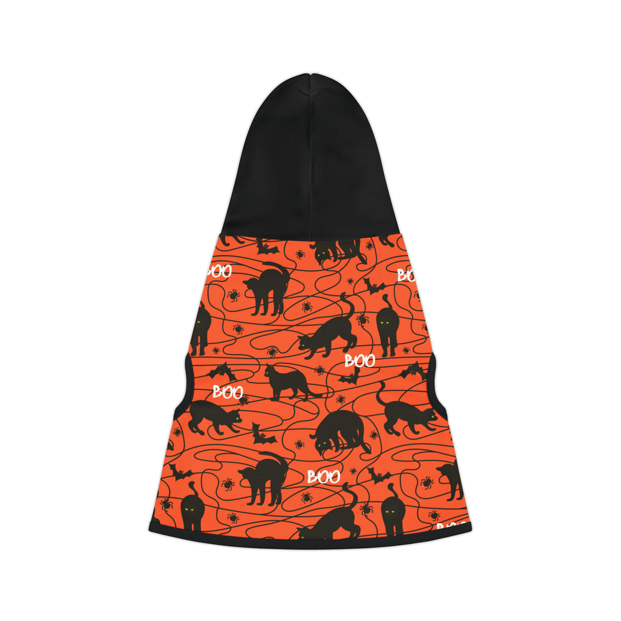 Halloween Pet Hoodie Boo Cat Pattern Jacket Accessory