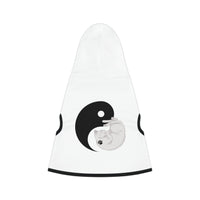 Thumbnail for Match Your Pet Hoodie Yin Yang White Cute Cat Jacket Accessory