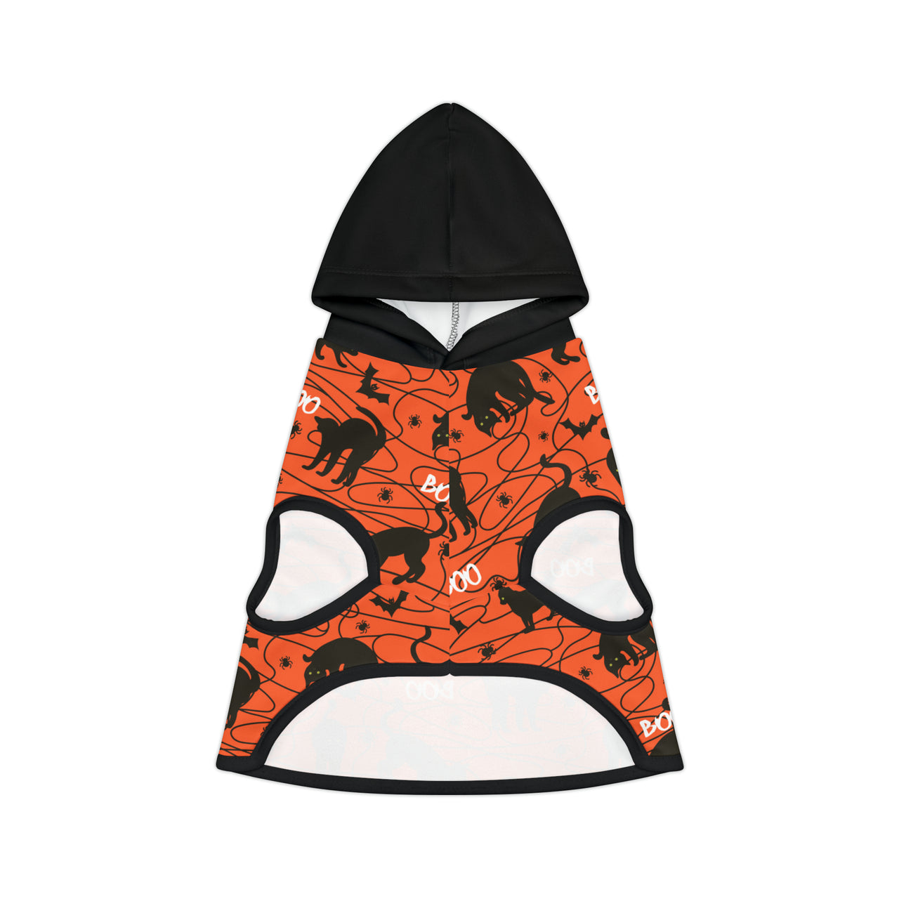 Halloween Pet Hoodie Boo Cat Pattern Jacket Accessory