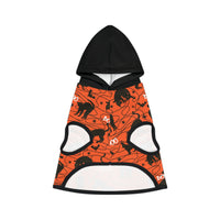 Thumbnail for Halloween Pet Hoodie Boo Cat Pattern Jacket Accessory