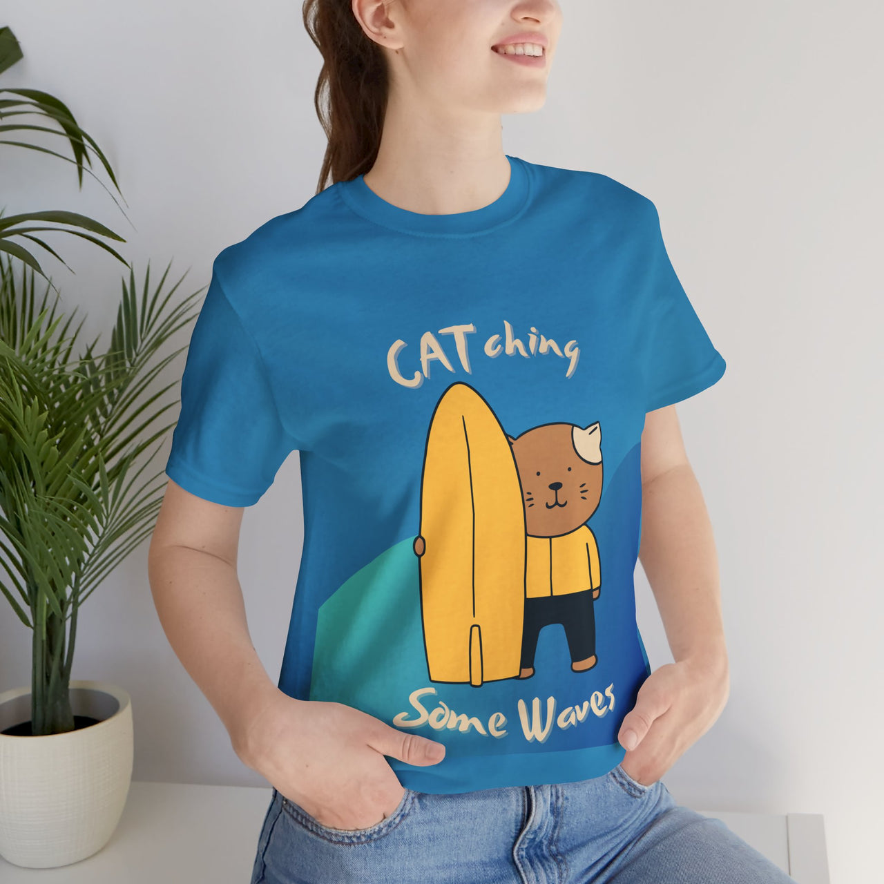 Surfing Cat Tee