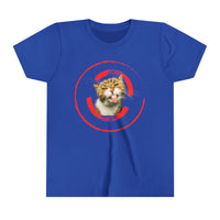 Thumbnail for Funny Cat Shirt for Kids Youth Short Sleeve Tee Cat Tongue