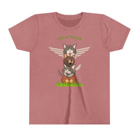 Thumbnail for Youth Tee Funny Cat Shirt Cat-A-Pillar Totem Pole