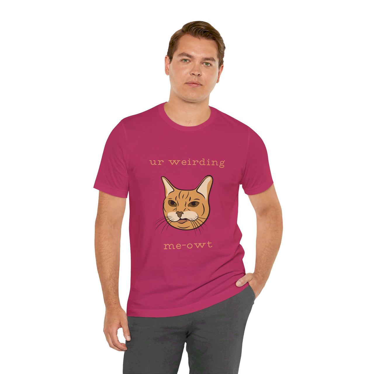 Funny Cat Shirt for Men and Women Short Sleeve Tee Express Delivery available