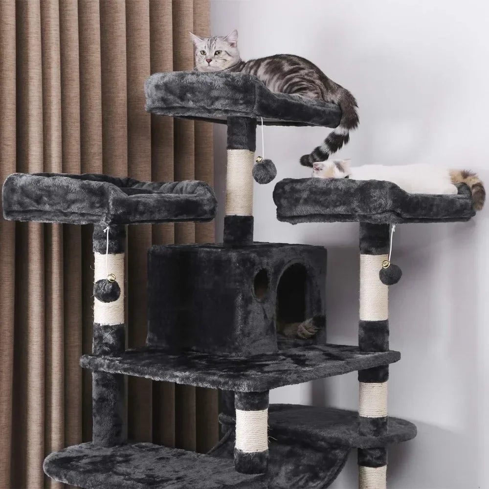 Tree for Cats Cat Tower for Indoor Cats Furniture Kitty Activity Center Kitten Play House Pet Products Home Garden Free Shipping