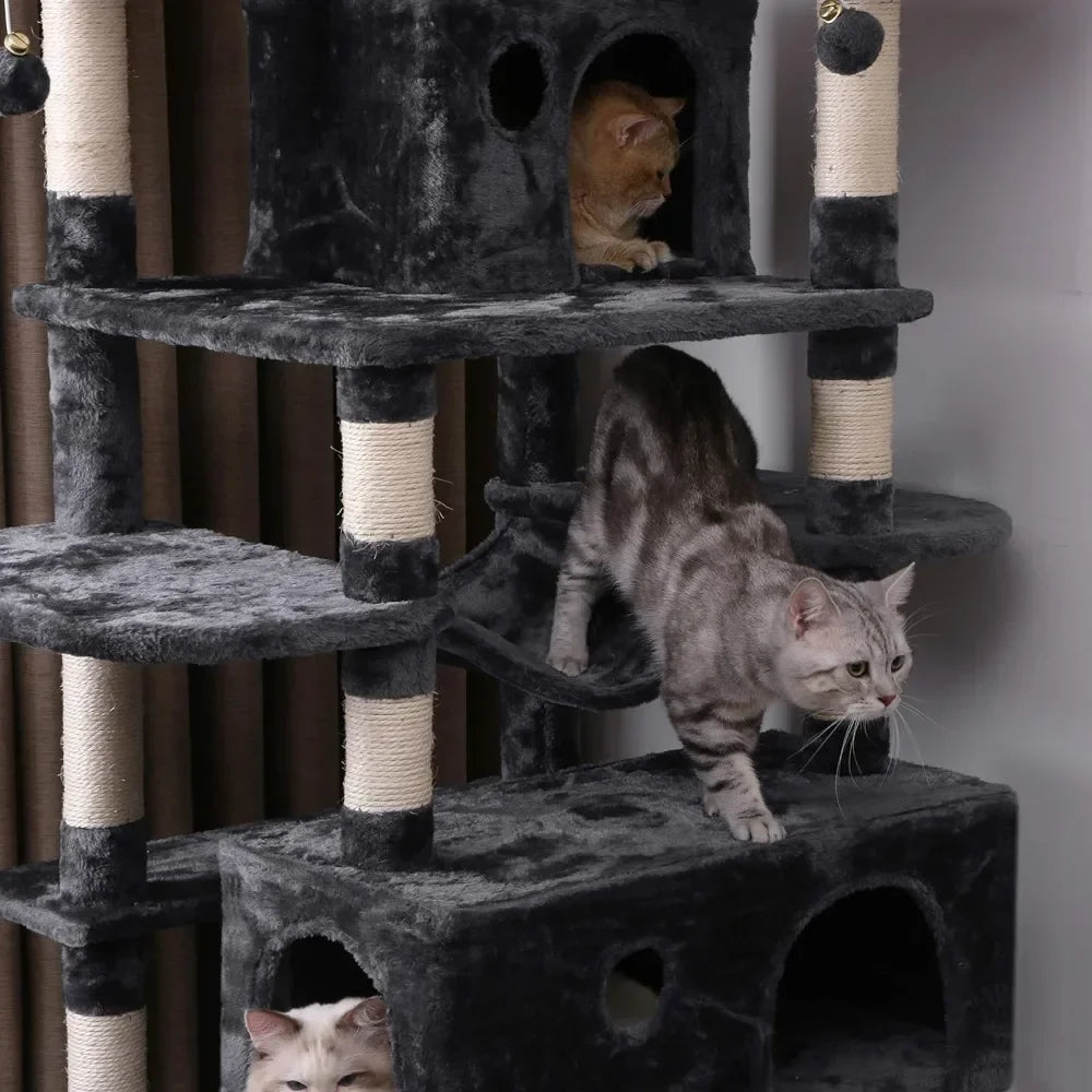 Tree for Cats Cat Tower for Indoor Cats Furniture Kitty Activity Center Kitten Play House Pet Products Home Garden Free Shipping