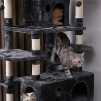 Thumbnail for Tree for Cats Cat Tower for Indoor Cats Furniture Kitty Activity Center Kitten Play House Pet Products Home Garden Free Shipping