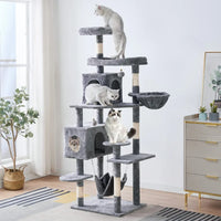 Thumbnail for New 2023 Cat Tree 71.6 Inches Cat Tower for Indoor Cats, Multi-Level Cat Condo Furniture with Scratching Posts