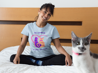 Thumbnail for love and cats t-shirt for women, cat shirt for teen girls, cute cat mom shirt